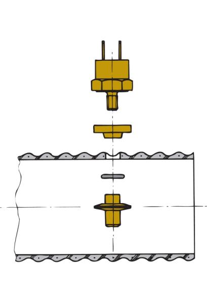 Sensor für Abgastemperaturalarm V1